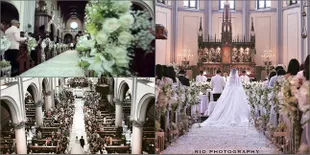 Dekorasi Serba Putih Pernikahan Chelsea Olivia, Mewah & Romantis!