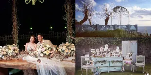 Dekorasi Wedding Franda-Samuel, Pohon Putih & Tanpa Pelaminan