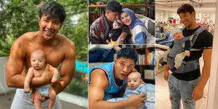 Deretan Foto Ammar Zoni Saat Asuh Baby Air, Hot Daddy Ganteng Berotot Kekar