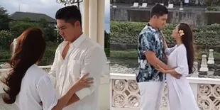 Deretan Foto BTS Samuel Zylgwyn dan Shanice Margaretha Mesra di Lokasi Syuting 'NALURI HATI', Saling Bertatapan!