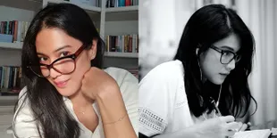 Deretan Foto Gaya Dian Sastro Saat Online Class dan Belajar, Pamer Pesona Makin Cantik Pakai Kacamata