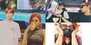 Deretan Foto Kehaluan Dinda Kanyadewi Sebagai ARMY, Punya Cutout Suga Sampai Tato Logo BTS!