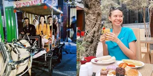 Deretan Foto Liburan Yuki Kato Jalan-Jalan di Malang, Seru Banget Naik Delman Sampai Jajan Angsle dan Ronde
