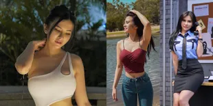 Deretan Foto Maria Vania Pamer Perut Rata, Pinggang Kecilnya Bikin Salah Fokus - Sudah 7 Tahun Tidak Makan Nasi 