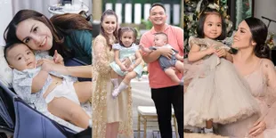 Deretan Foto Momo Geisha Momong Dua Anak, Temani Periksa ke Dokter Sampai Lakukan Sesi Pemotretan Manis