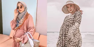 Deretan Potret Gaya Bumil Cantik Zaskia Sungkar, Selalu Terlihat Memakai Dress Panjang di Masa Kehamilan
