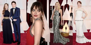 Deretan Selebriti Top Hollywood di Red Carpet Oscar 2015