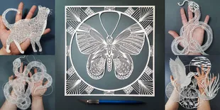 Detail Artistik di Paper Art Ini Bikin Kertas Bernilai Mahal