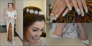 Detail Kebaya Akad Nikah Cantik Bella Shofie, Suci Serba Putih!