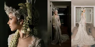 Detail Penampilan Alyssa Daguise Kala Akad Nikah, Spill Undangan yang Beda Desain dari Ngunduh Mantu