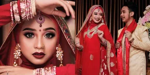 Detail Riasan Ega Noviantika dalam Foto Prewedding, Penuh Pesona Ala Gadis India