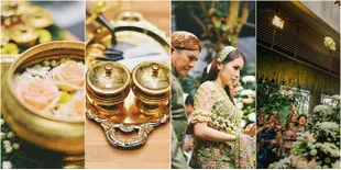 Detail Siraman Momo Geisha, Mewah Penuh Bunga Bernuansa Hijau