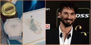 Detail Undangan Mewah Shahid Kapoor, Ada Madu dan Teh Premiumnya