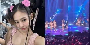 Detik-Detik Jennie BLACKPINK Turun dari Panggung Karena Sakit, Terlihat Lemas Bikin Fans Khawatir - Sudah Minta Maaf
