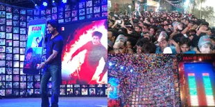 Detik-Detik Launching Trailer 'FAN', SRK Ajak 4000 Fans Berteriak