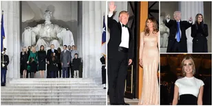 Detik-Detik Pelantikan, Keluarga Trump Kumpul di Pre Inaugurasi