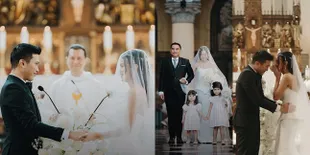 Detik-detik Pemberkatan Nikah Eva Celia, Diantar Indra Lesmana ke Altar - Mantan Ayah Tiri Ikut Dampingi