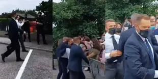 Detik-detik Presiden Prancis Emmanuel Macron Ditampar di Tempat Umum, Dulu Sempat Hina Nabi Muhammad