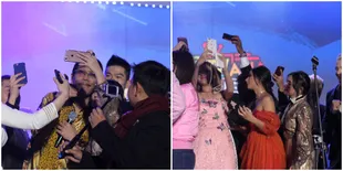 Detik-Detik Prilly Antri Foto Selfie Bareng Piko Taro Si 'PPAP'