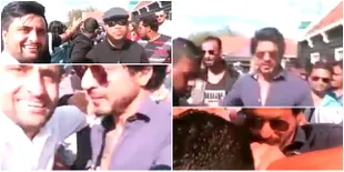 Detik-Detik Shahrukh Khan Nyaris Berkelahi Dengan Fans Tak Sopan