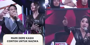 Dewi Perssik Tekankan Kepada Nazwa Peserta D'Academy Pentingnya Kerjasama Bareng Kameramen
