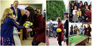 Di Kegiatan Sosial, Kate Middleton Cantik & Dapat Sambutan Hangat