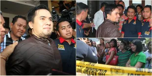 Dibatasi Garis Polisi, Saipul Jamiell Reka Ulang Kasus Pelecehan
