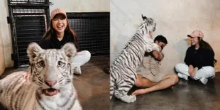 Dicibir Karena Panggil Seekor Buaya Dengan Nama Raffi Ahmad, Ini 7 Potret Tiara Andini Bareng Binatang