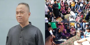 Diiringi Isak Tangis Dari Keluarga, Ini Potret Prosesi Pemakaman Jenazah Ki Joko Bodo di TPU Lubang Buaya