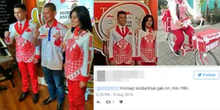 Dikritik Netizen, Ini Foto Busana Defile Tim Olimpiade Indonesia 