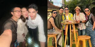 Disebut Sudah Hijrah, Potret Aming Kembali Tampil Nyentrik di Ulang Tahun Luna Maya - Pakai Baju Jaring-Jaring Transparan
