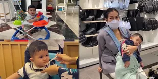 Disorot Karena Orangtuanya Mau Bercerai, Ini 7 Potret Baby Syaki Asyik Jalan-Jalan ke Mall Bersama Iis Dahlia - Tertidur Manja di Gendongan  
