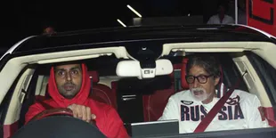 Ditemani Abhishek - Amitabh Bachchan Rayakan Anniversary