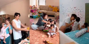 Ditinggal Mudik Asisten Rumah Tangga, 10 Potret Felicya Angelista dan Caesar Dito Kompak Urus Pekerjaan Rumah Tangga - Momong Anak Sendiri