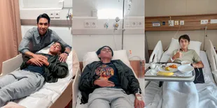 Ditinggal Sang Bunda ke Luar Negeri, 10 Potret Lionel Putra Donna Agnesia Dilarikan Darius Sinathrya ke Rumah Sakit - Lemas Tahan Sakit Perut