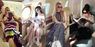 Duel Jet Pribadi Paris Hilton - Syahrini, Sosialita Super Mewah!