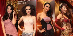 Duel Seksi Elegan Para Selebriti Wanita di Piala Vidia 2013