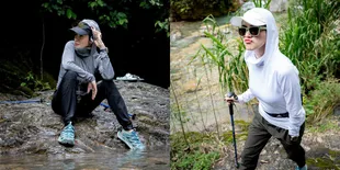 Dulu Dihujat Gara-Gara Pakai Legging Ketat, Potret Olla Ramlan Mendaki Bareng Sahabat - Kaki Kecilnya Ramai Disorot