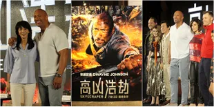 Dwayne 'The Rock' Johnson Promosi Film 'SKYSCRAPER' di Hong Kong