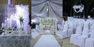 Ega Noviantika dan Rafly Segera Menikah, Ini Dekorasinya yang Penuh Nuansa Putih