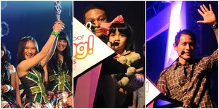 Ekspresi Kemenangan Para Pemenang Yahoo OMG Awards 2012