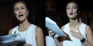 Ekspresif & Cantik, Gaya Atiqah Hasiholan Promosikan Film Barunya