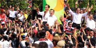 Euforia Pesta Rakyat, Jokowi - JK di Tengah Lautan Manusia