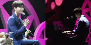 Fan Meeting Jakarta, Lee Jong Suk Sempat Nyanyi Sambil Main Piano
