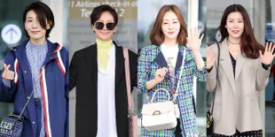 Fashion Bintang 'Sky Castle' Saat Menuju Thailand Untuk Liburan