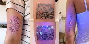 FOTO:  Inovasi Baru Kini Tato Bisa Menyala, Menakjubkan!