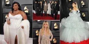 FOTO: 10 Artis Bergaun Terbaik di Grammy Awards 2020, Ariana Grande - BTS!