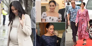 FOTO: 10 Gaya Bumil Cantik Meghan Markle, Stylish & Elegan Abis!