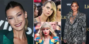 FOTO: 10 Wanita Tercantik di Dunia Secara Ilmiah, Bella Hadid - Cara Delevingne