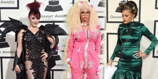 FOTO: 12 Artis Bergaun Terburuk di Grammy 2016, Bikin Melongo!